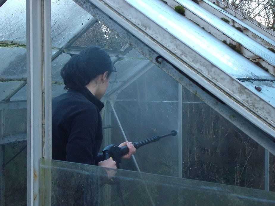 how to deep clean a greenhouse