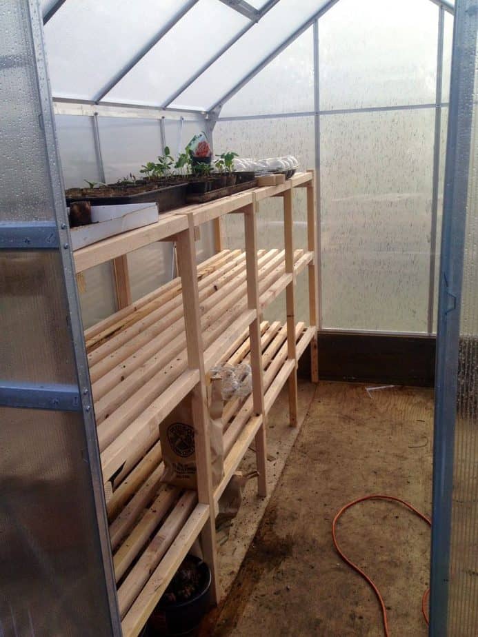 Vertical Gardening In Greenhouses, Best Greenhouse Shelving