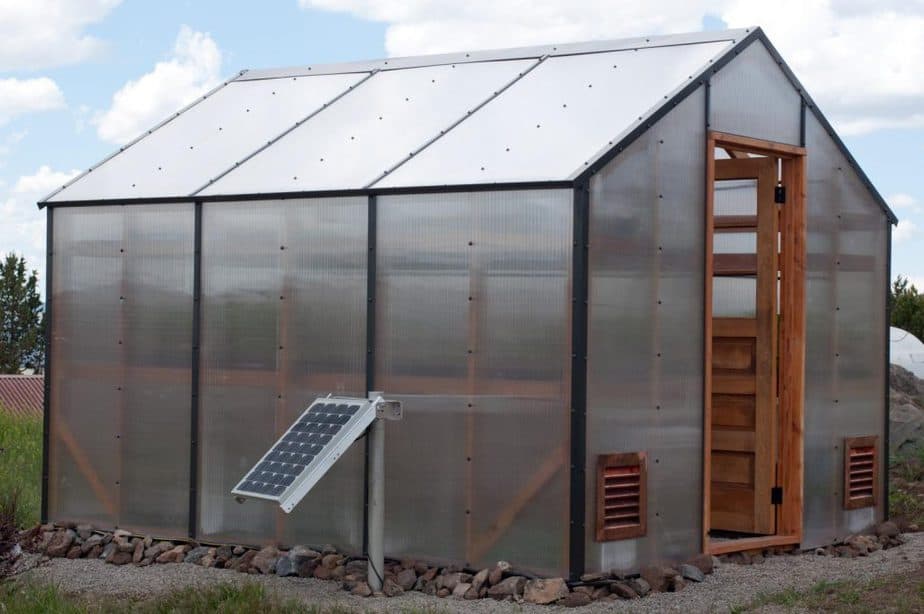 greenhouse solar fan