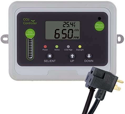 CO2Meter Day and Night TY-NI5P-3OZB Monitor and Controller Best CO2 Sensors For Greenhouses and Grow Rooms