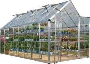 Palram Snap & Grow (8 x 16 Ft) Silver Greenhouse