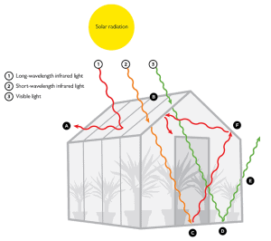 greenhouse effect in greenhouses