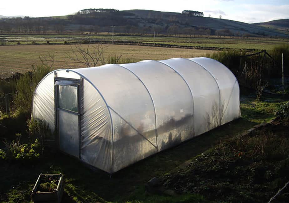 homemade light deprivation greenhouse