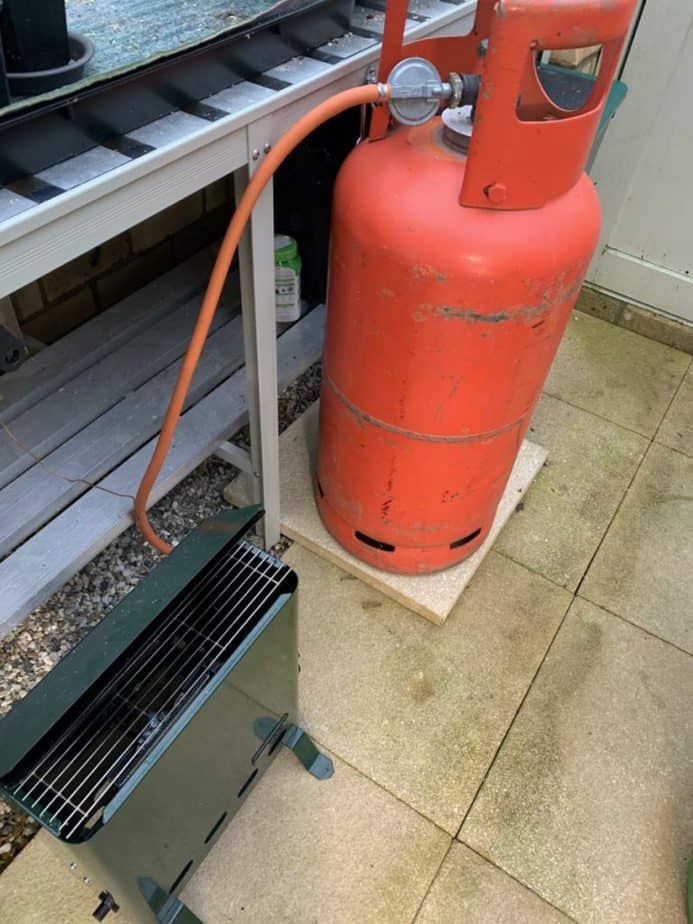 gas greenhouse heating