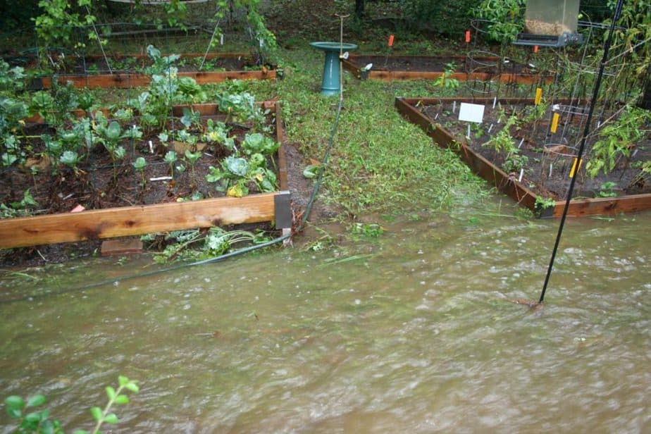 How to fix garden flooding
